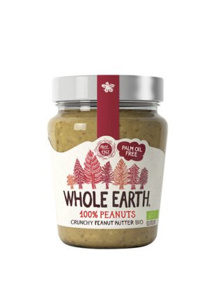 Crema de Cacahuetes crujiente ecológica 227gr Whole Earth