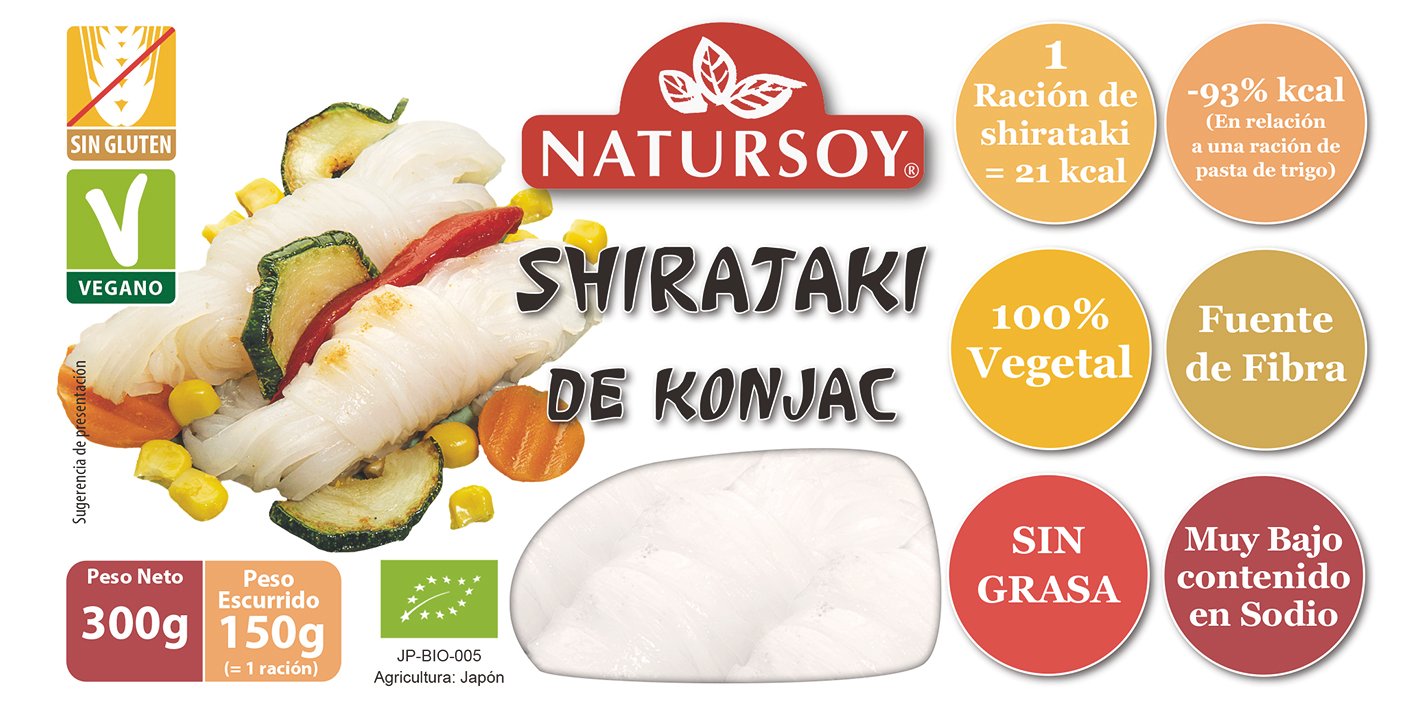 Shirataki 300g Konjac Natursoy Shirataki 300g Konjac Natursoy