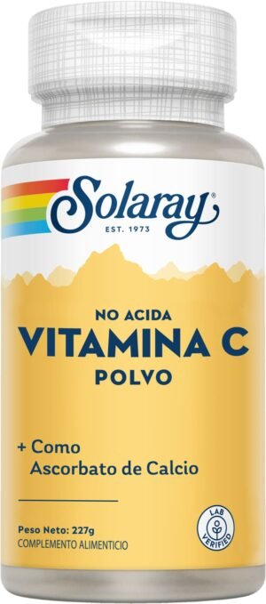 Vitamina C Polvo 227g Solaray