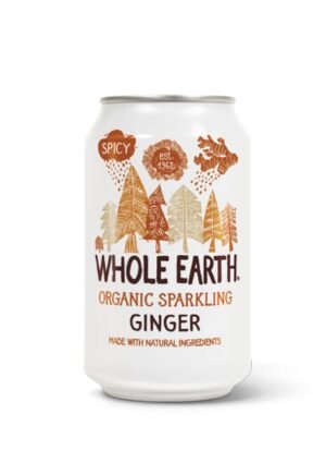 Refresco de jengibre sin azúcar bio 330ml Whole Earth