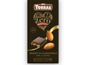Chocolate Negro 72% & Almendras 0% Azúcares S/Gluten Torras