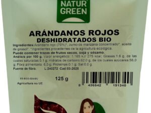 Arándano rojo deshidratado