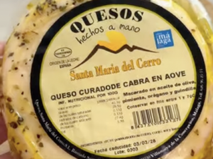 Queso Curado Leche Cruda AOVE