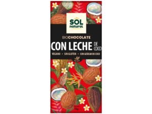 Chocolate Leche Coco 70g Sol Natural