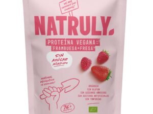 Proteína Vegana Bio Frambuesa+Fresa 350g Natruly