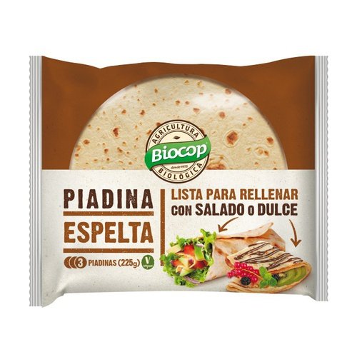 Piadina Espelta Integral 225g Biocop Piadina Espelta Integral 225g Biocop