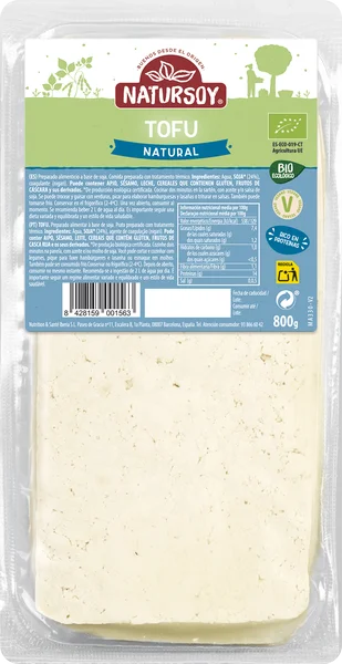 Tofu Granel 800g Natursoy Tofu a Granel 800g Natursoy