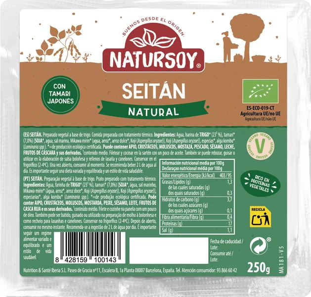 Seitan 250g Natursoy Seitan 250g Natursoy