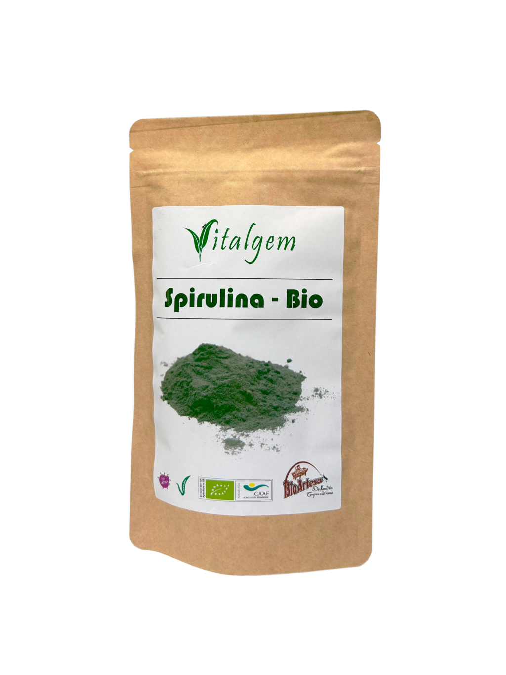 Spirulina Bio 125g Vitalgem Bioartesa Spirulina Bio 125g Vitalgem Bioartesa