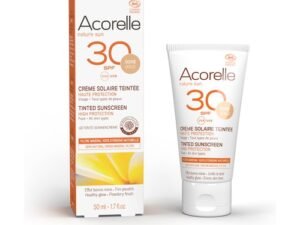Crema solar facial con color SPF 30 Bio 50ml Acorelle