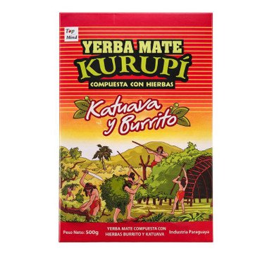 Yerba Mate Katuava y Burrito 500g Kurupí